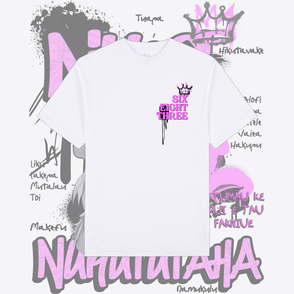 Niue inspired Graffiti Graphic Tee